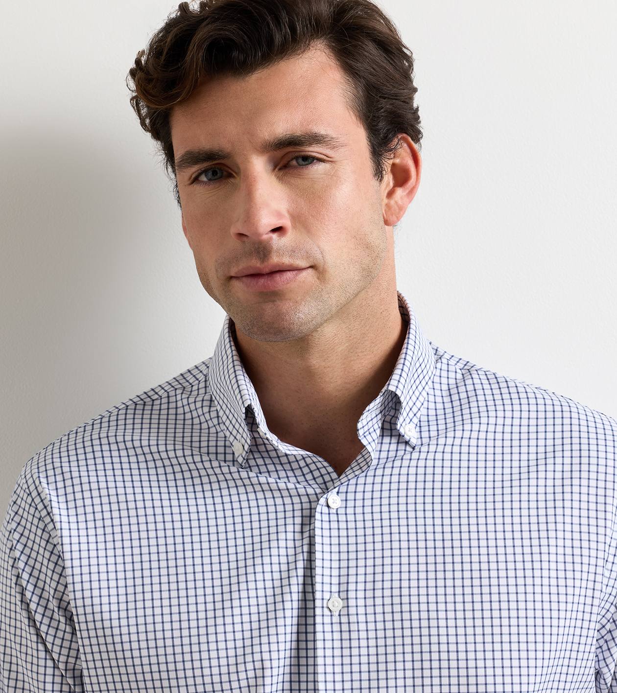 Hanford Performance Twill Shirt in CLASSIC NAVY - Alternate Image 3