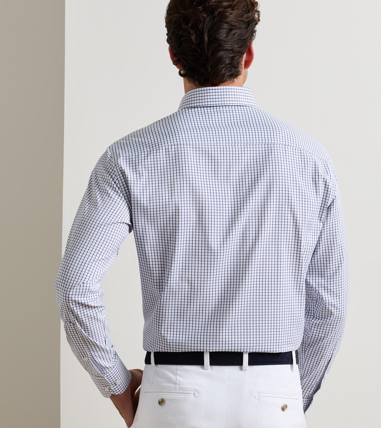 Hanford Performance Twill Shirt in CLASSIC NAVY - Alternate Image 2