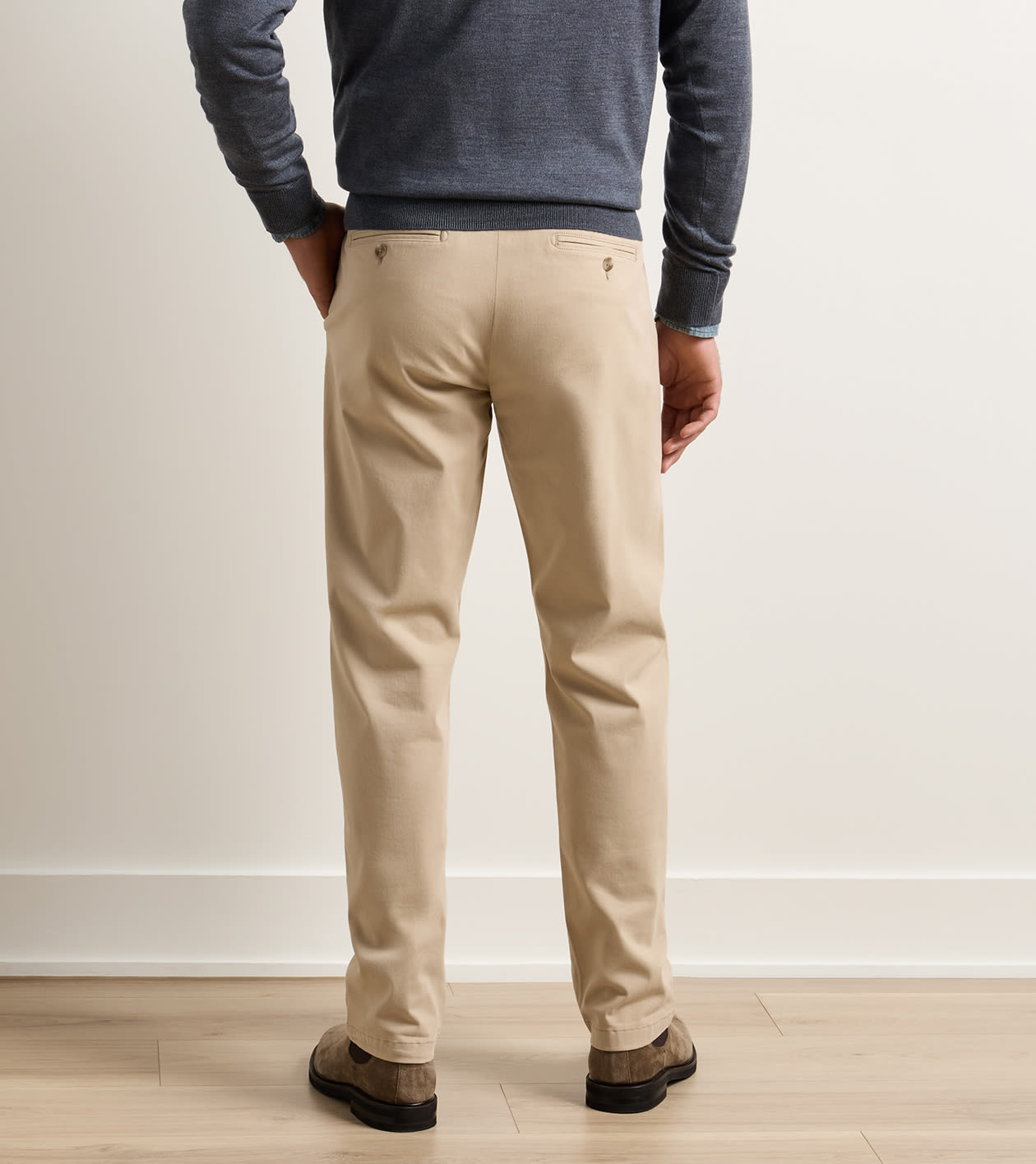 Signature Sateen Flat Front Trouser | Men's Pants | Peter Millar