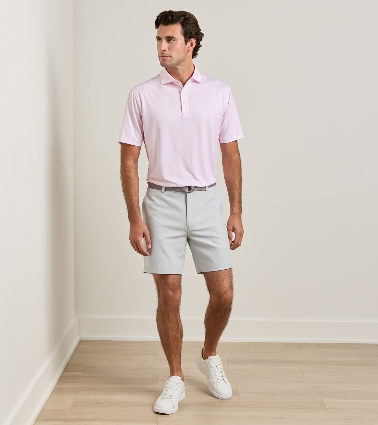 Salem Performance Short in British Grey - Alternate Image 1