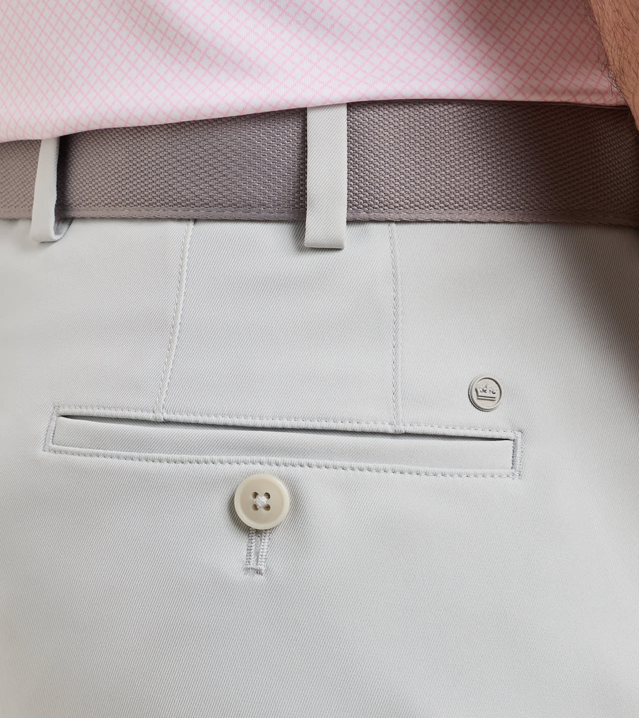 Salem Performance Short in British Grey - Alternate Image 3