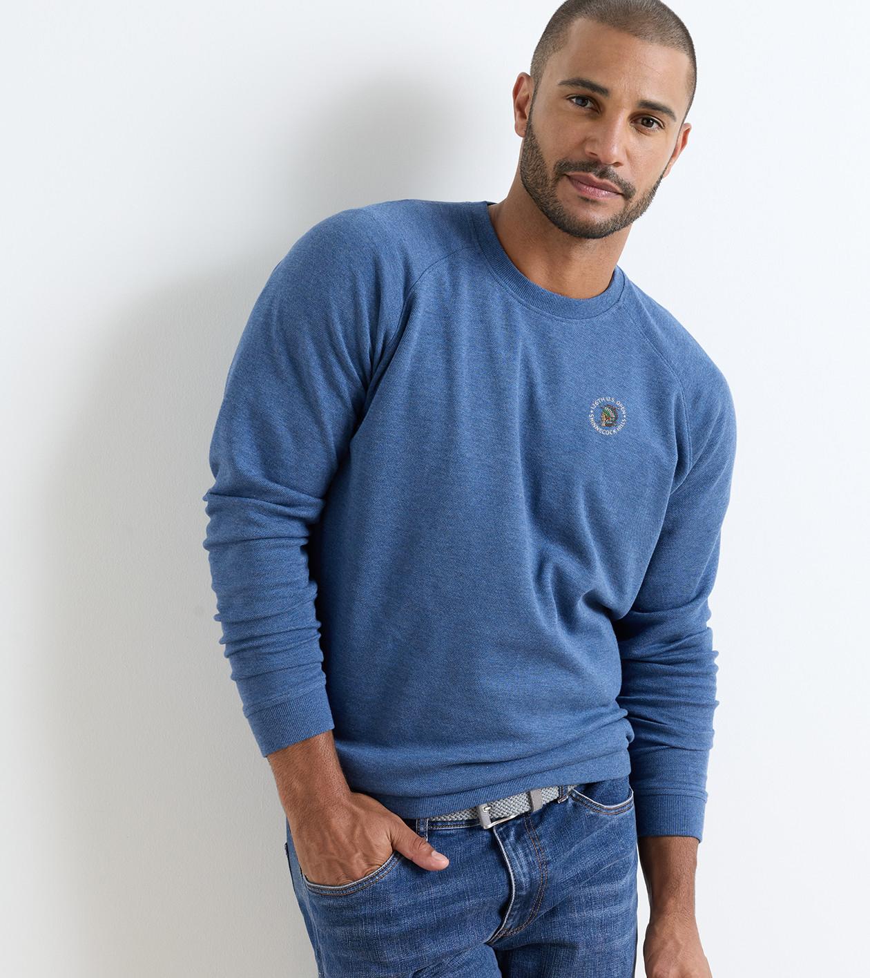 126th U.S. Open Crown Comfort Knit Crew in Windsor Blue - Alternate Image 1