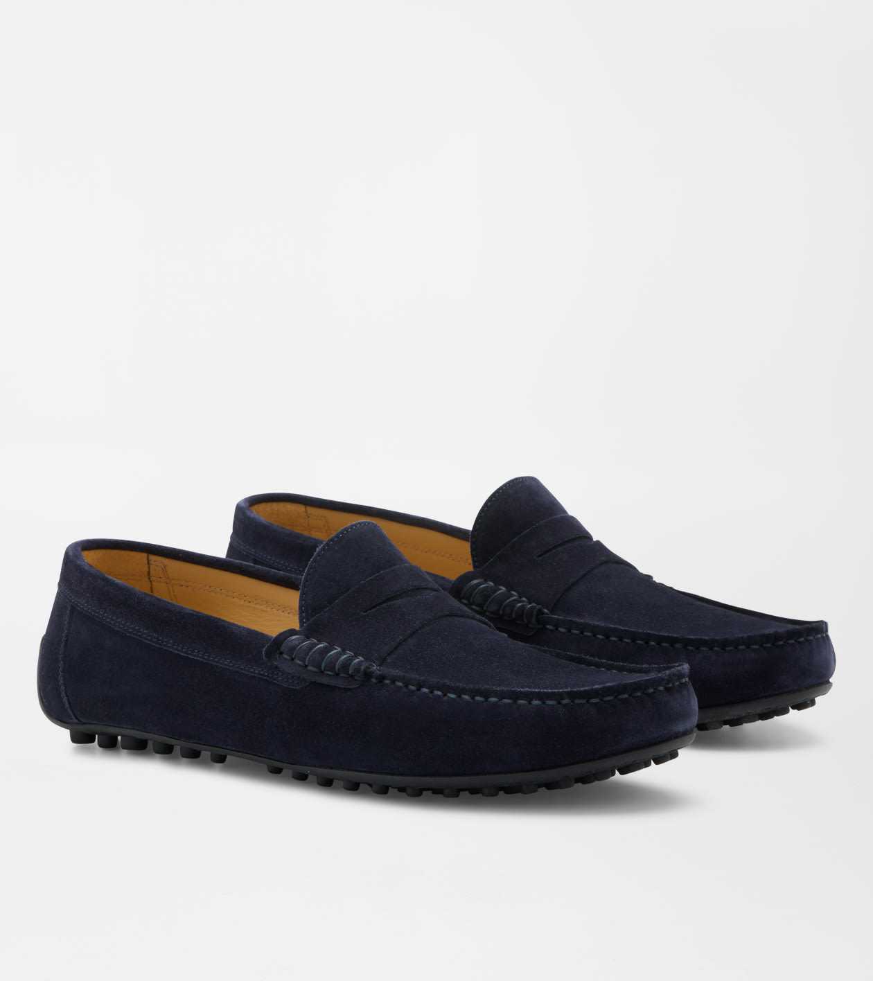 Suffolk Suede Driver in Navy - Alternate Image 4