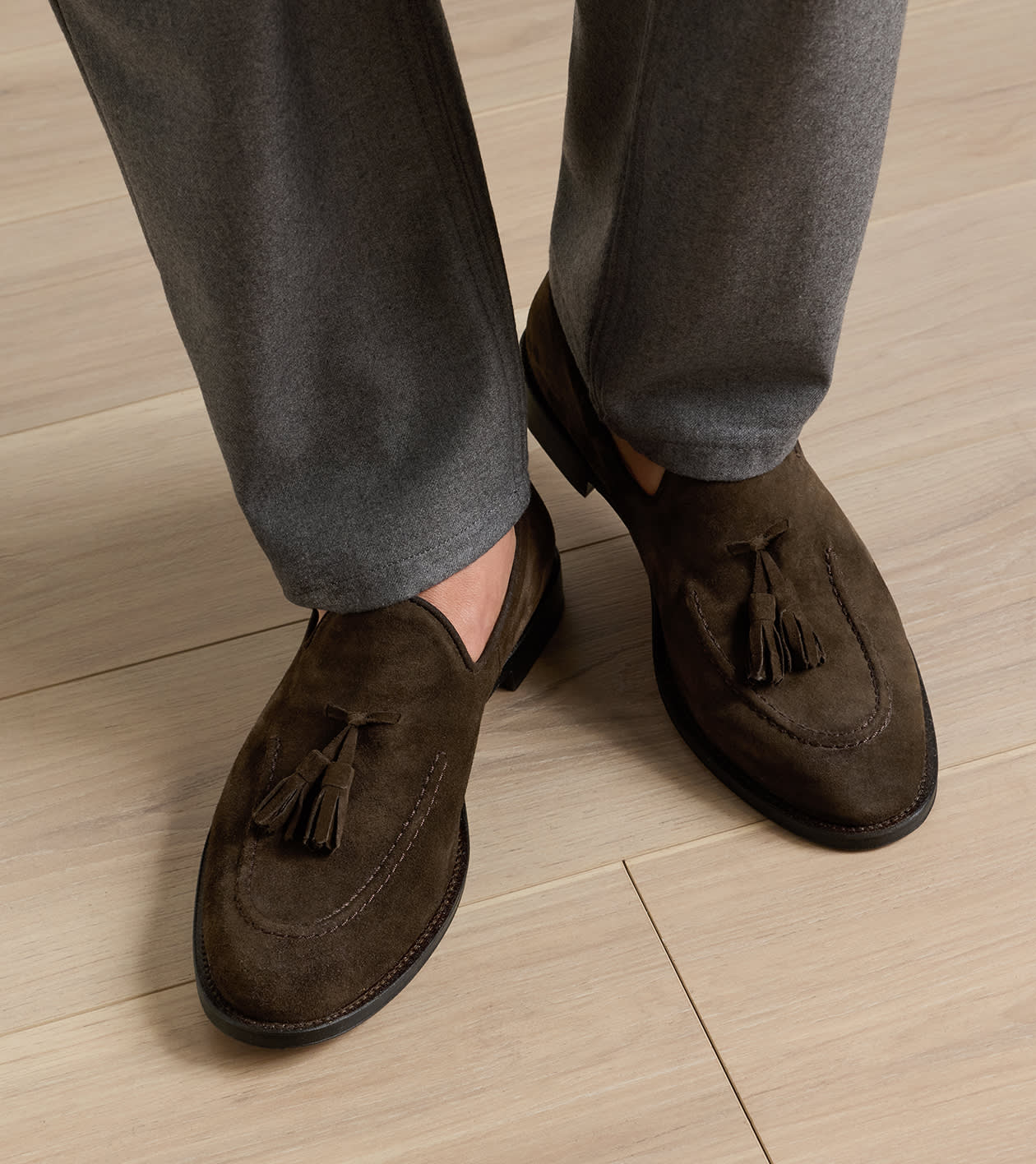 Oxford Tassel Loafer in Espresso - Alternate Image 1