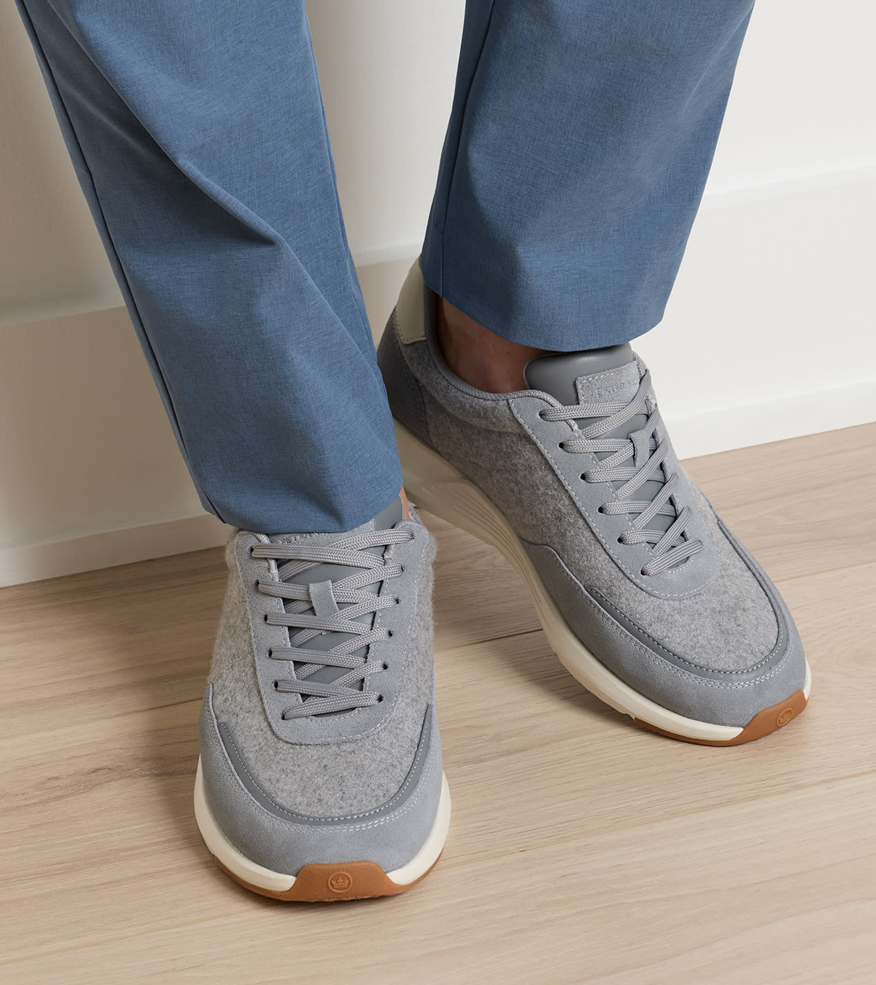 Journeyman Wool Sneaker in Nickel - Alternate Image 1
