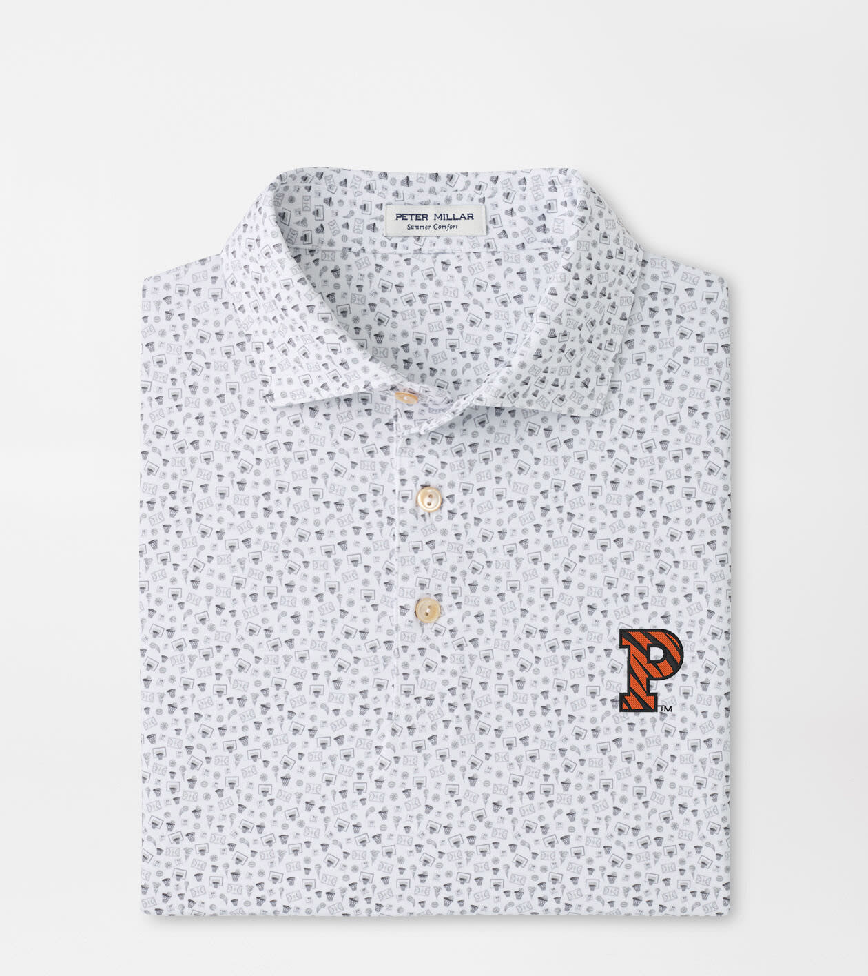 Princeton Tigers Buzzer Beater Performance Jersey Polo | Men's