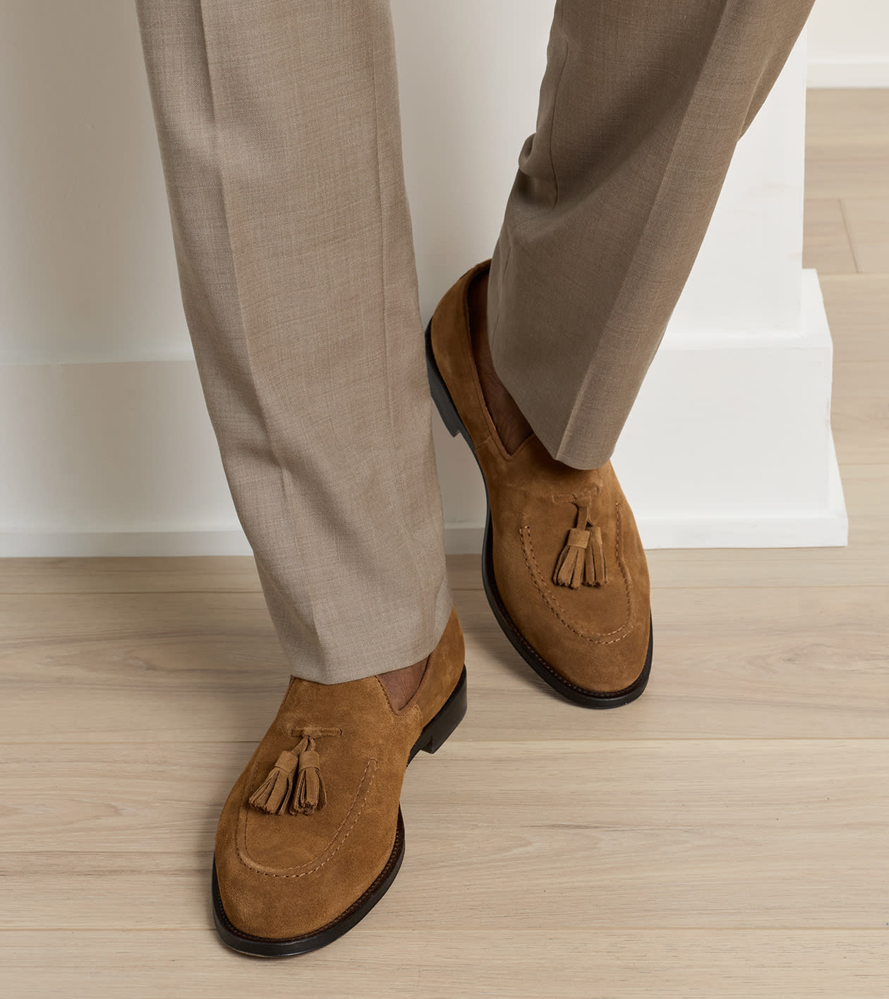 Oxford Tassel Loafer in Whiskey - Alternate Image 1