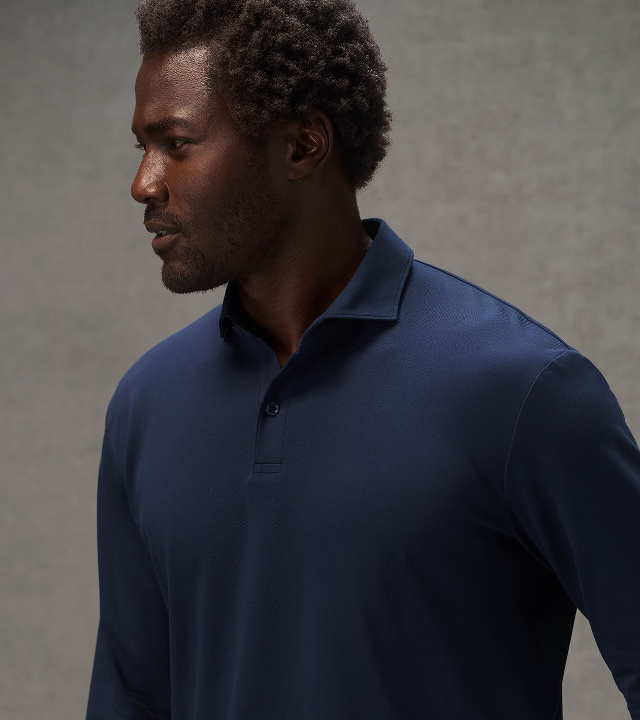 Pursuit Long-Sleeve Piqu&eacute; Polo in PROVIDENCE BAY - Alternate Image 4