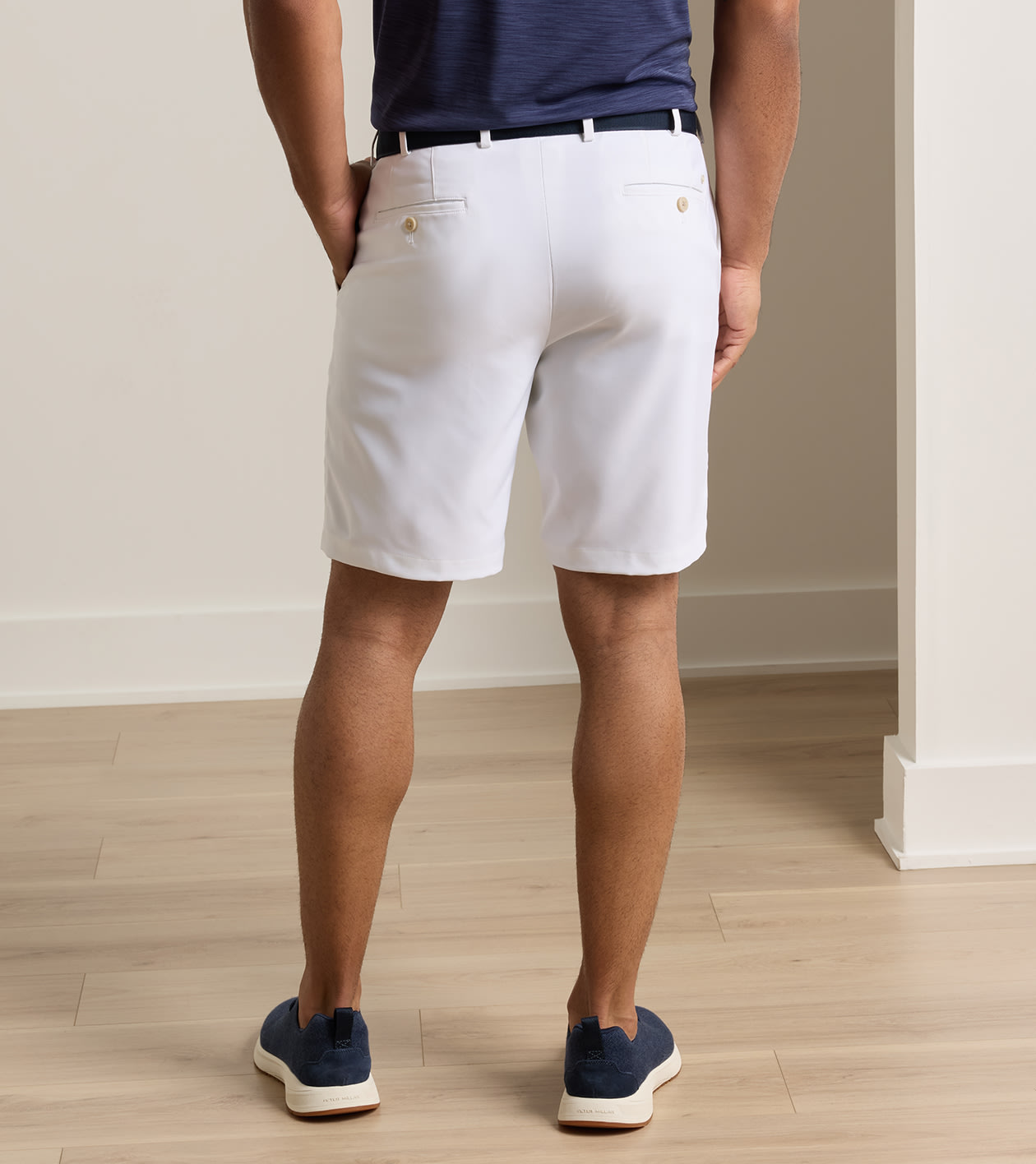 Salem Performance Short in White - Alternate Image 2