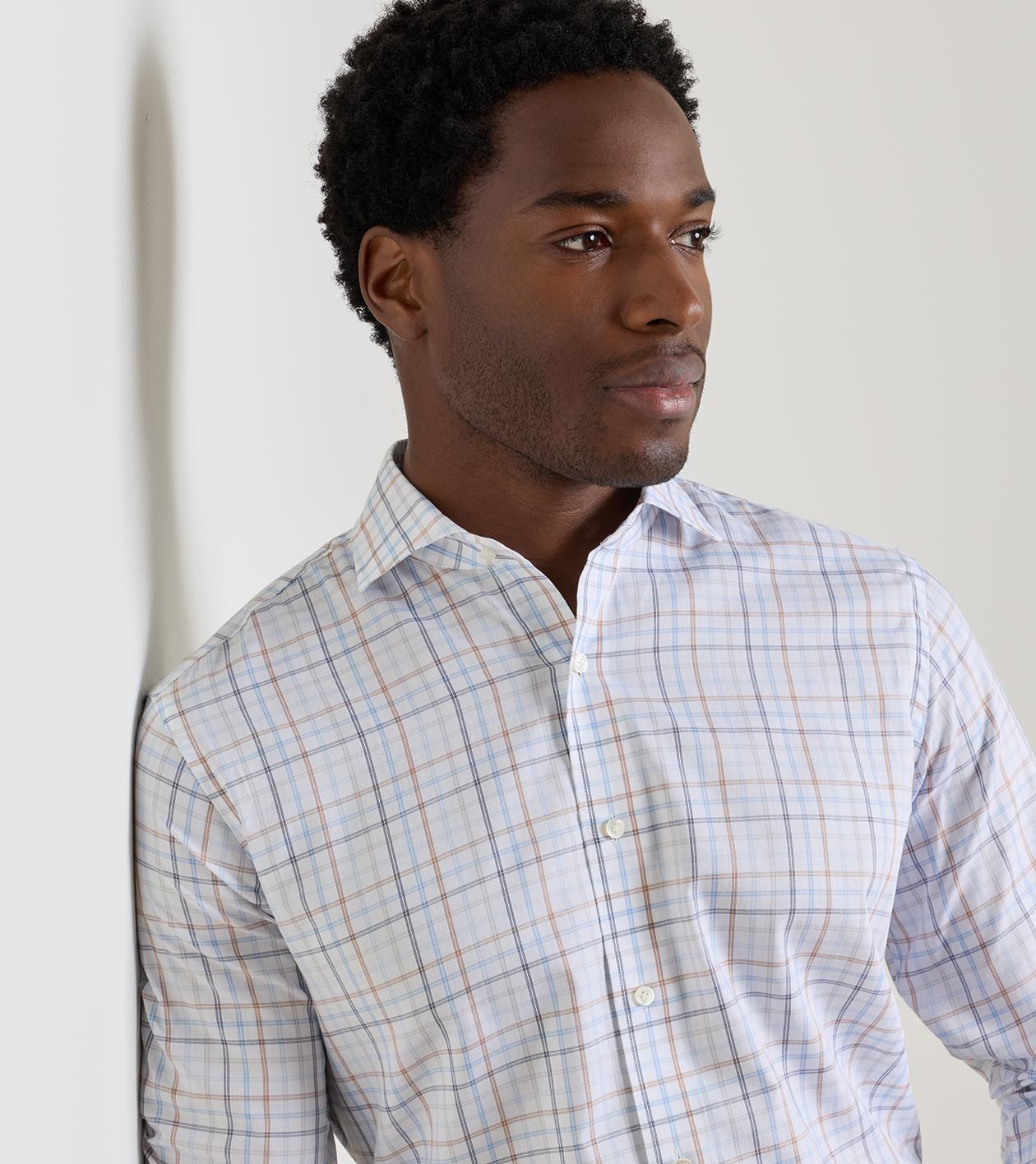 Arthur Cotton Sport Shirt in WINDY BLUE - Alternate Image 3