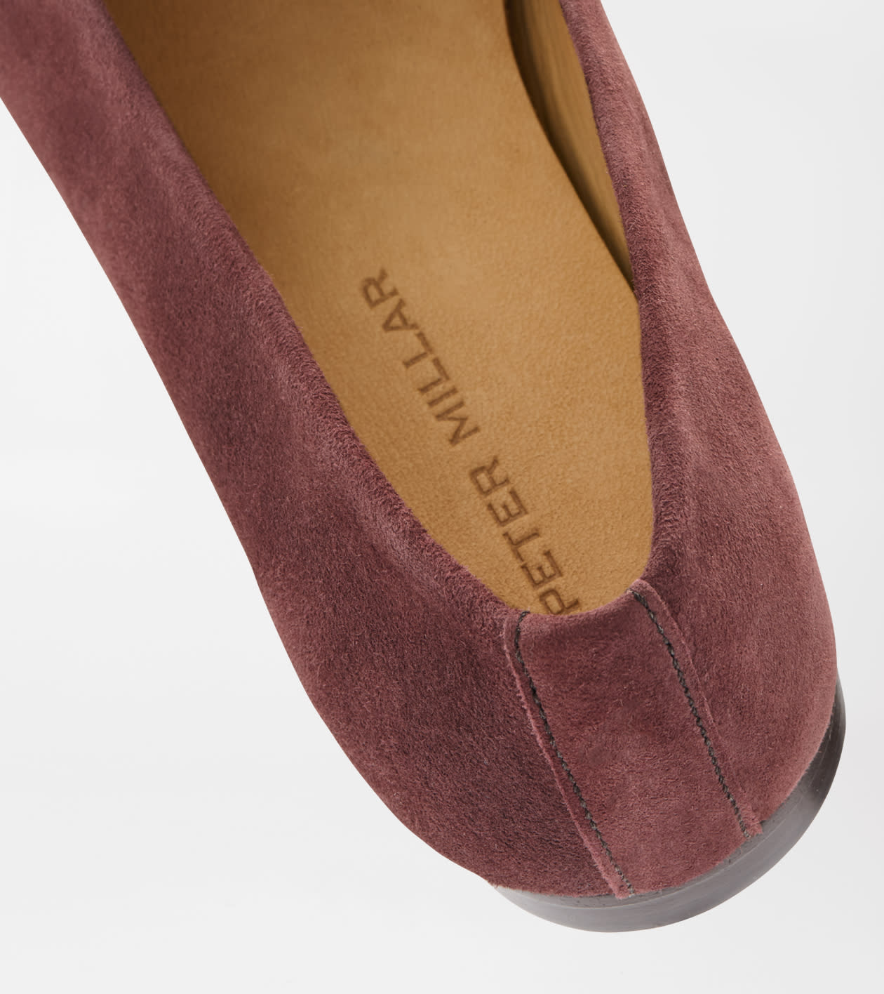 Amble Suede Penny Loafer in OX BLOOD - Alternate Image 4