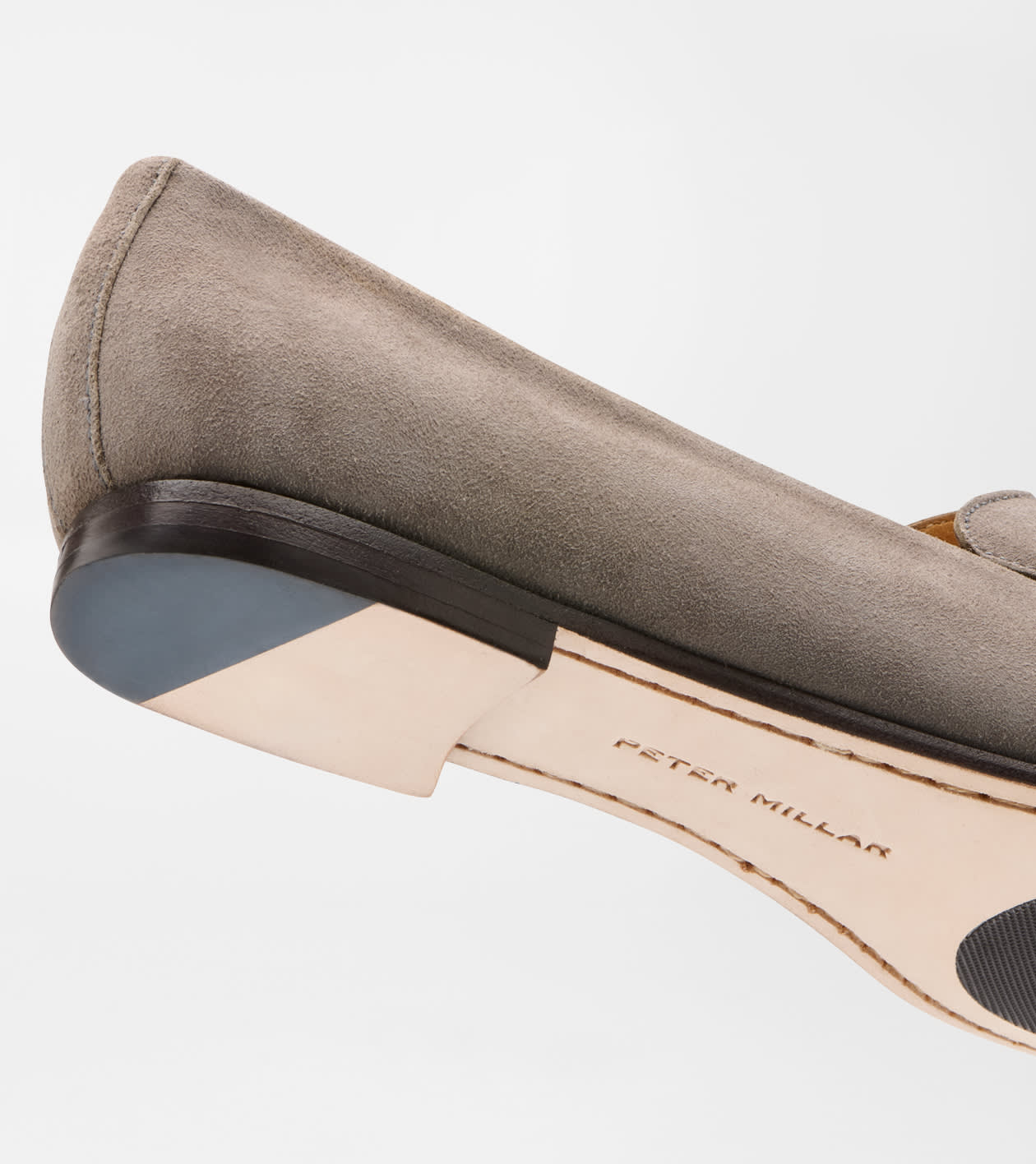 Amble Suede Penny Loafer in Taupe - Alternate Image 6
