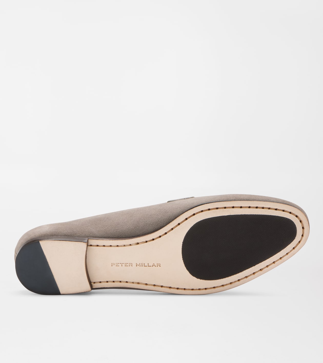 Amble Suede Penny Loafer in Taupe - Alternate Image 7