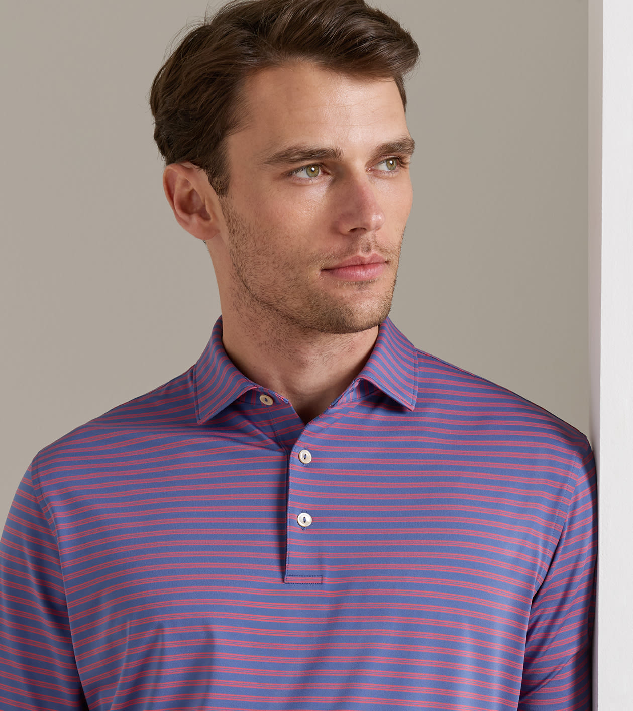 Rawlins Performance Jersey Polo in BALI BLUE - Alternate Image 4