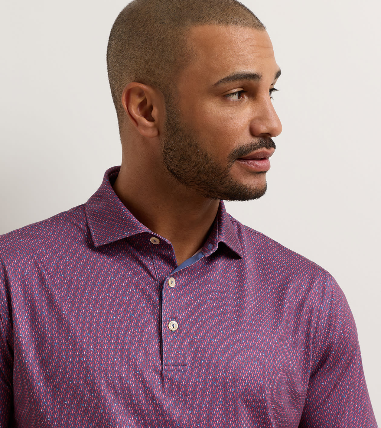 Lobster Boil Performance Jersey Polo in BALI BLUE - Alternate Image 4