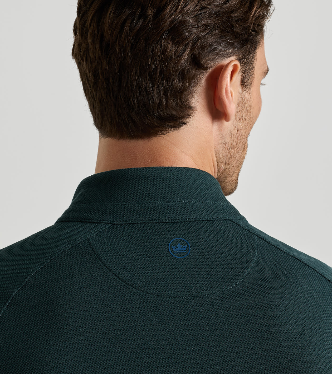 Cradle Piqu&eacute; Performance Quarter-Zip in PINE BROOK - Alternate Image 3