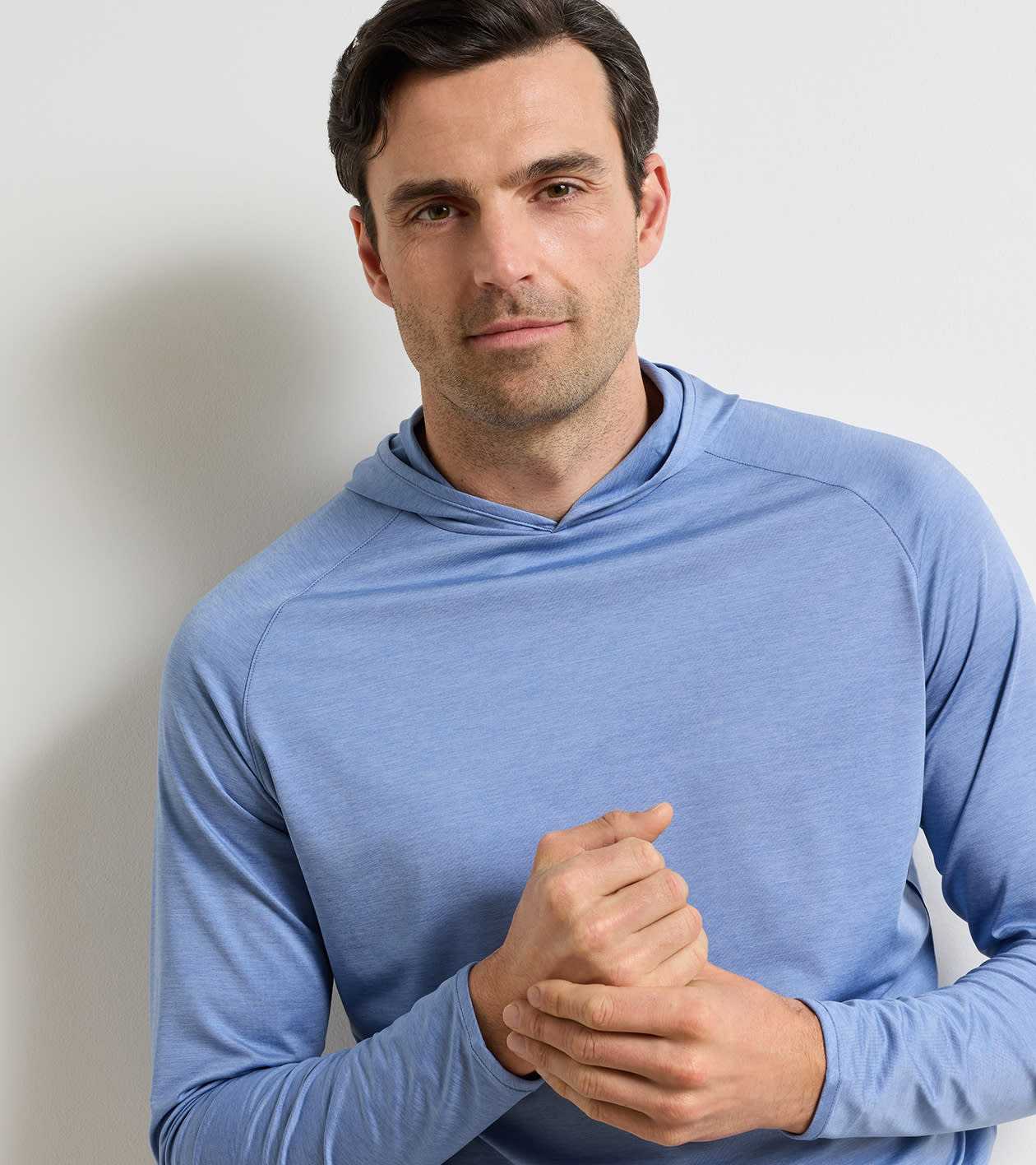 Stealth Performance Hoodie in WINDY BLUE - Alternate Image 3