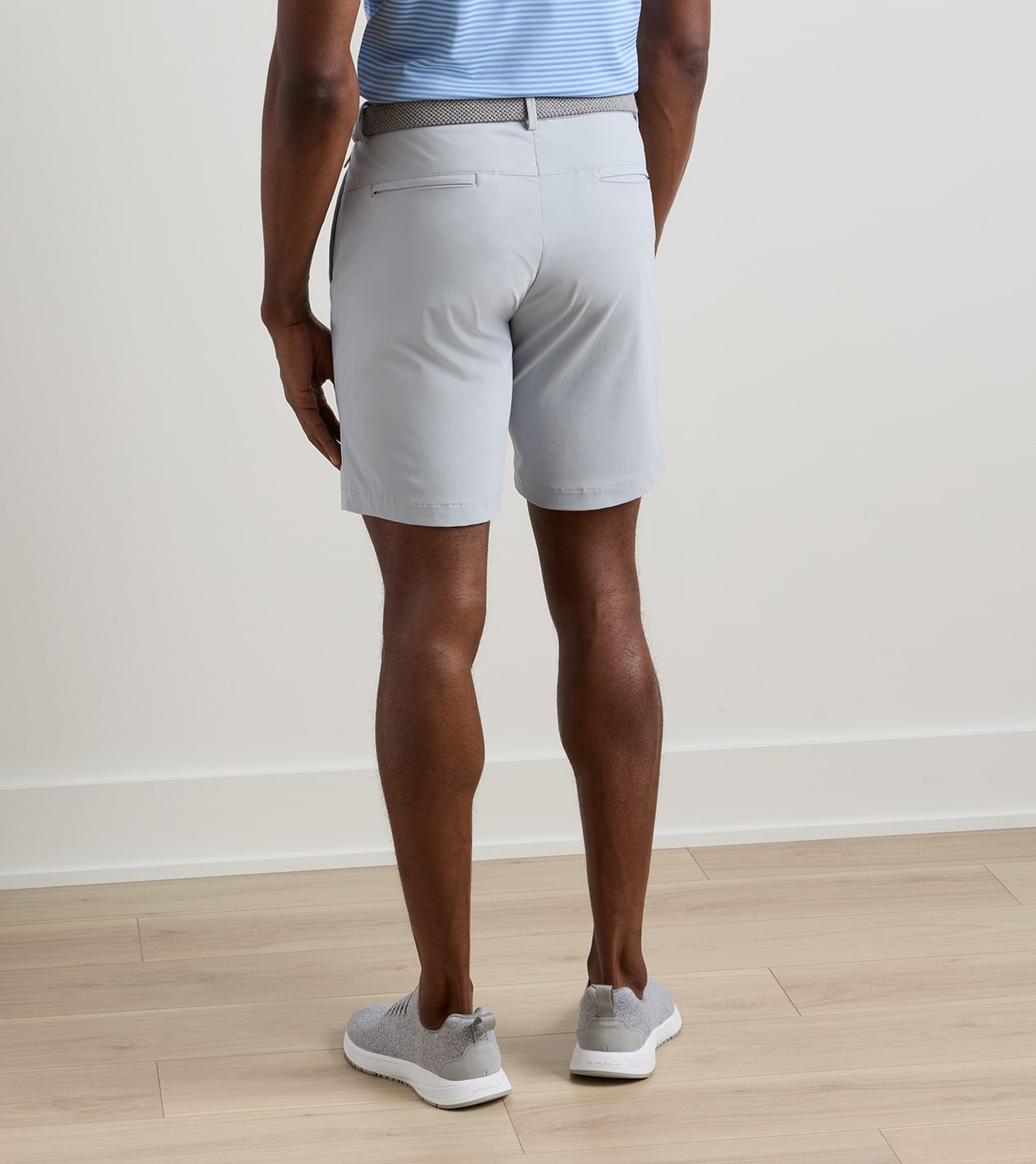 Bingham Performance Short in British Grey - Alternate Image 2