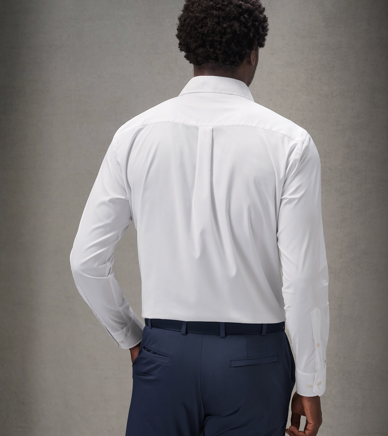Pursuit Performance Twill Sport Shirt in White - Alternate Image 2