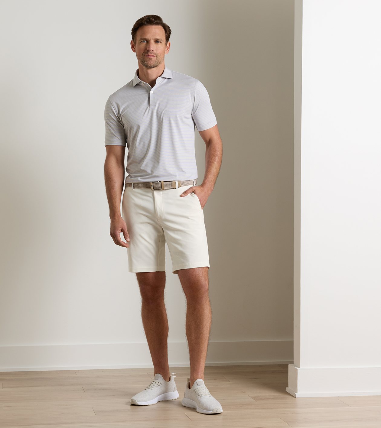 Surge Performance Short in Almond - Alternate Image 1