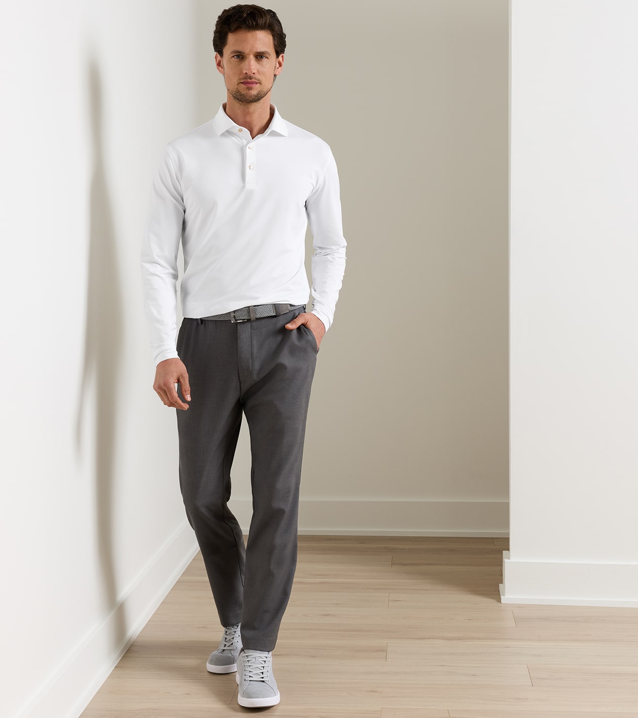 Charlotte Performance Trouser in Charcoal - Alternate Image 1