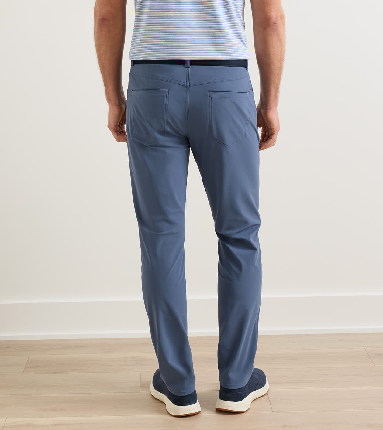 Bingham Performance Five-Pocket Pant in CADET - Alternate Image 2