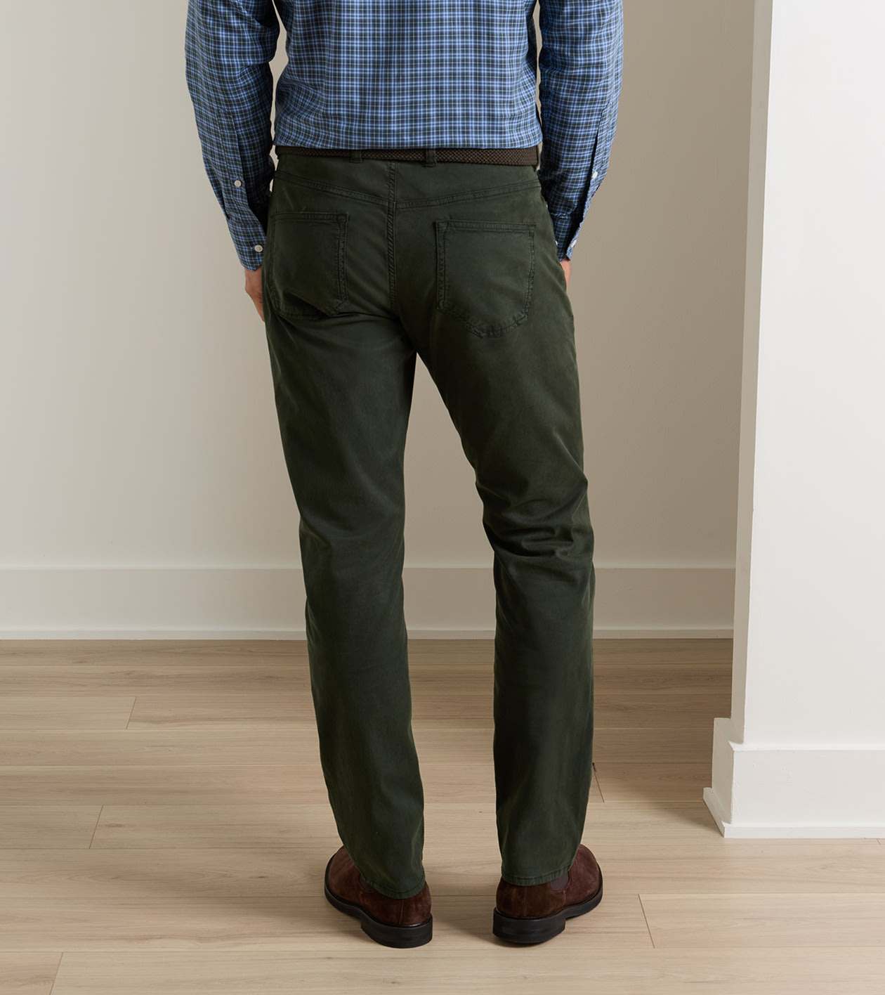 Wayfare Five-Pocket Pant in Dark Olive - Alternate Image 2