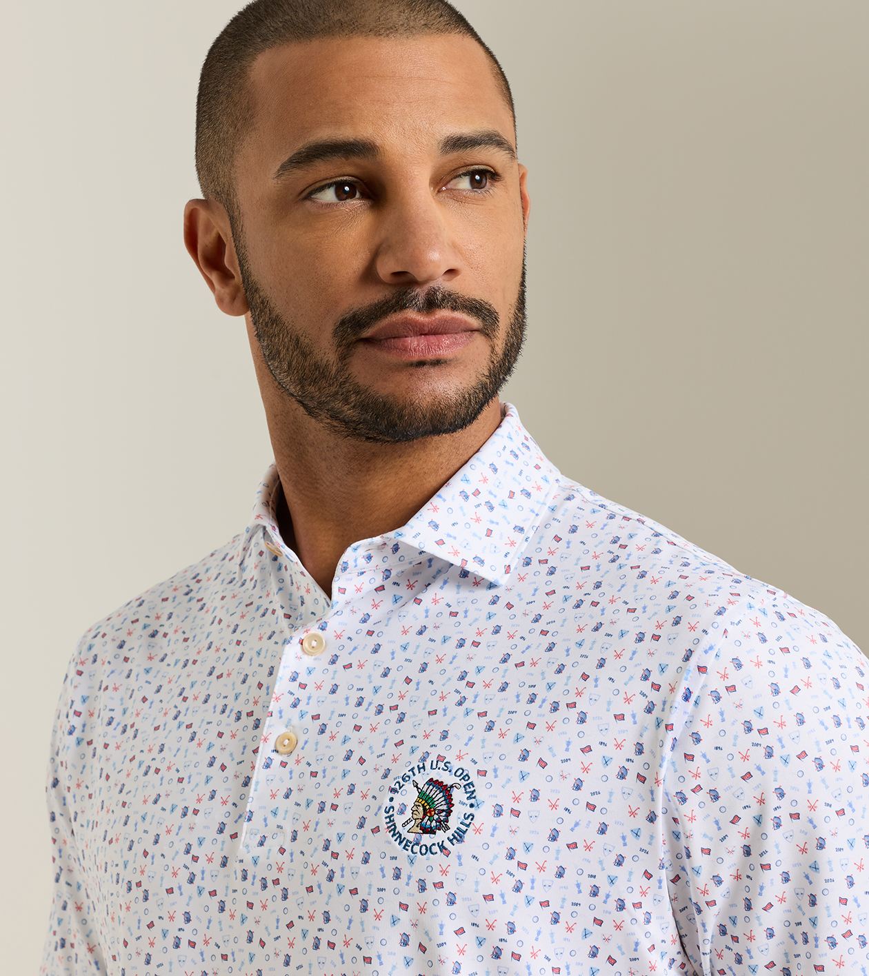126th U.S. Open Performance Polo in White - Alternate Image 4
