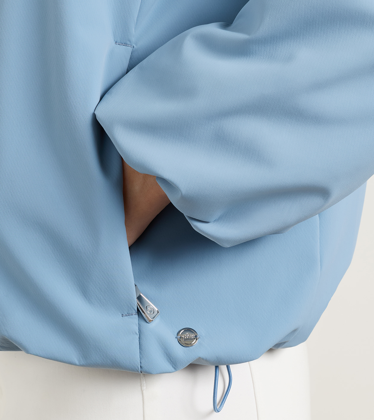 Robinson Air Jacket With Hood in RAINWATER - Alternate Image 3