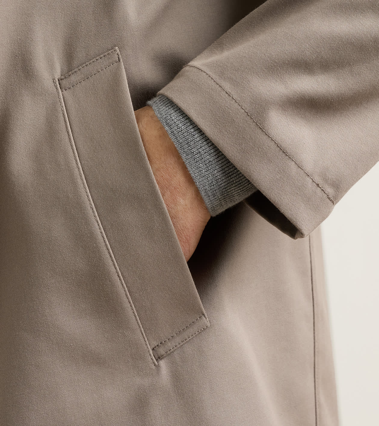 Bond 3-In-1 Trench Coat in BISCOTTI - Alternate Image 3