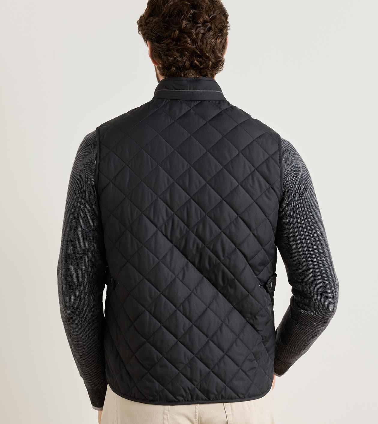 Essex Gilet in Black - Alternate Image 2