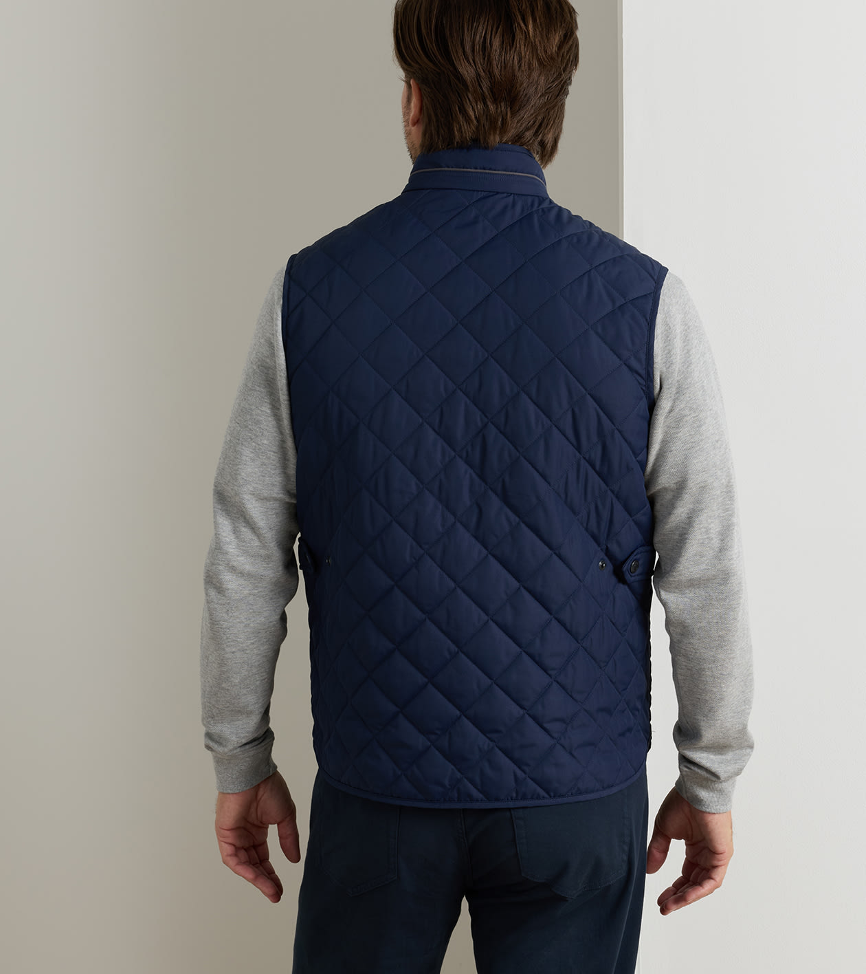 Essex Vest in Navy - Alternate Image 2