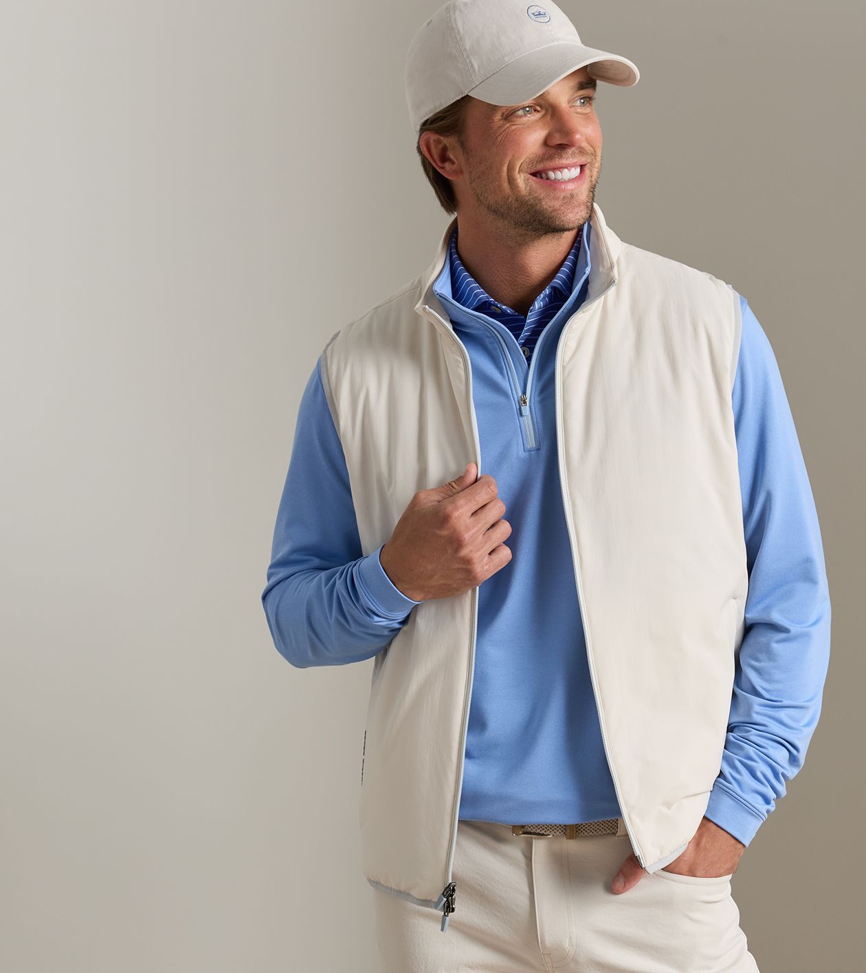 Ridge Vest in Stone - Alternate Image 1