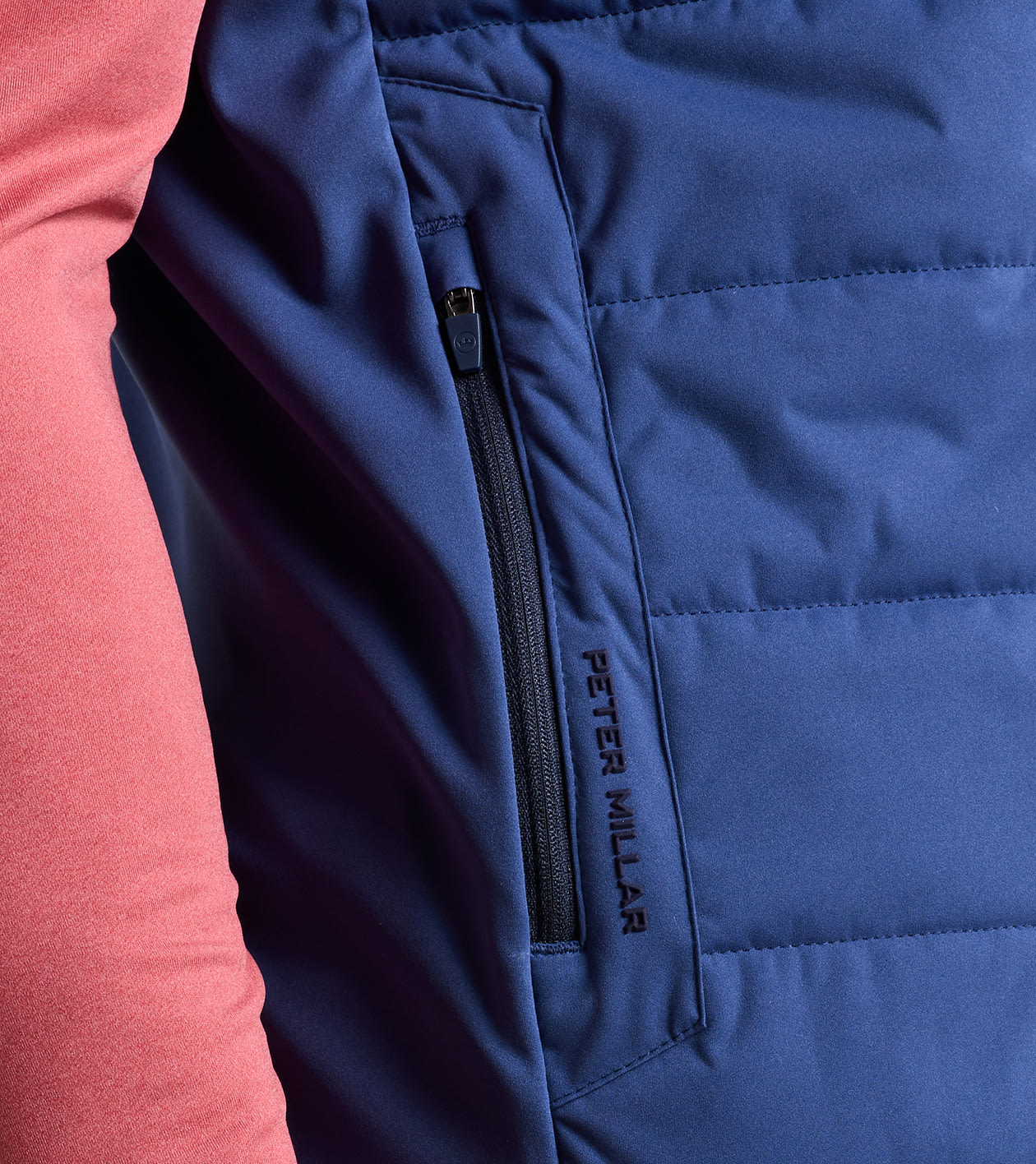 Fuse Hybrid Gilet in Sport Navy - Alternate Image 3