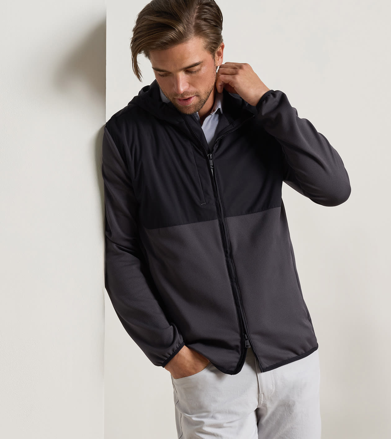 Vail Hoodie Jacket in Black - Alternate Image 1