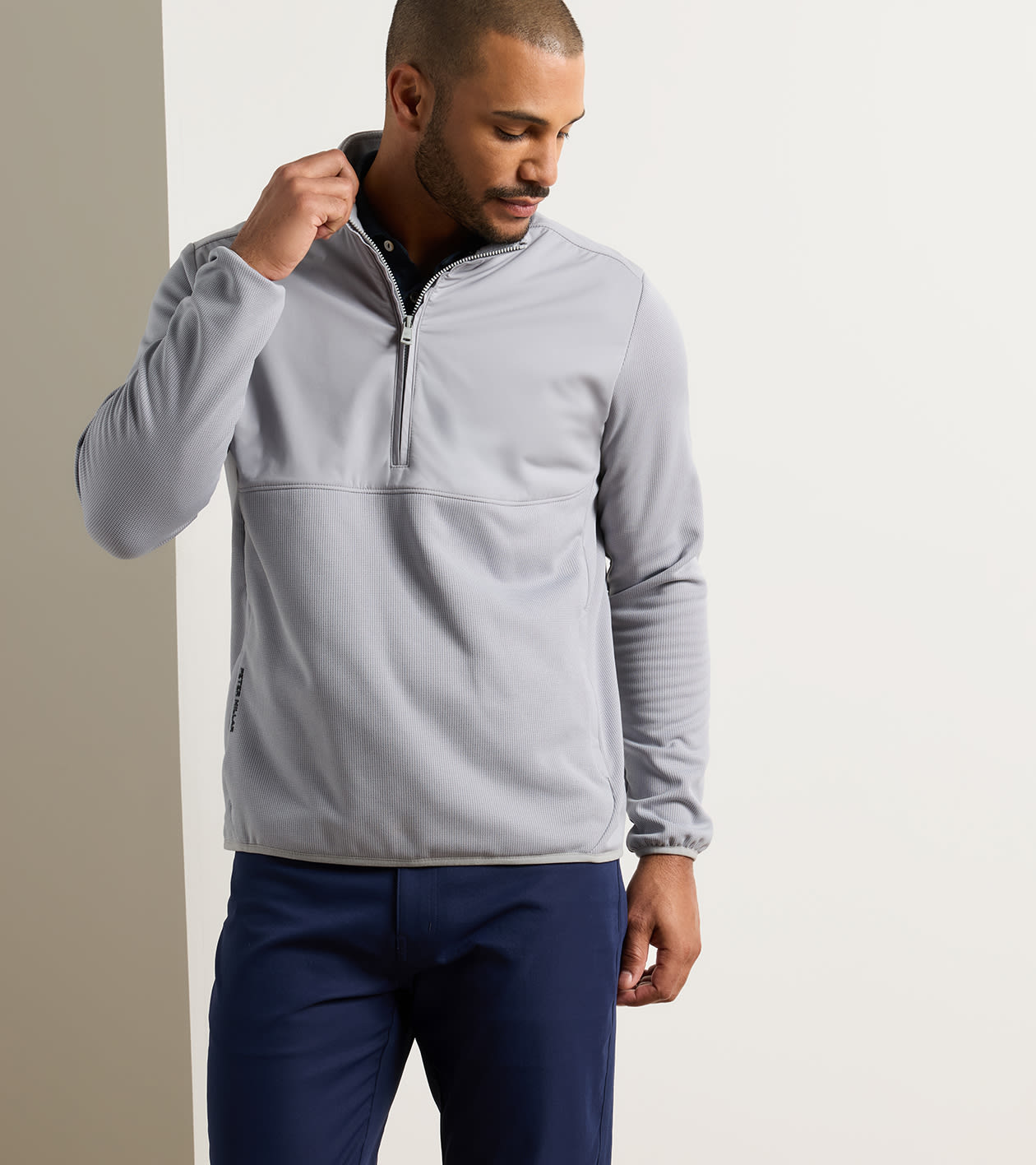 Vail Half-Zip in Gale Grey - Alternate Image 1