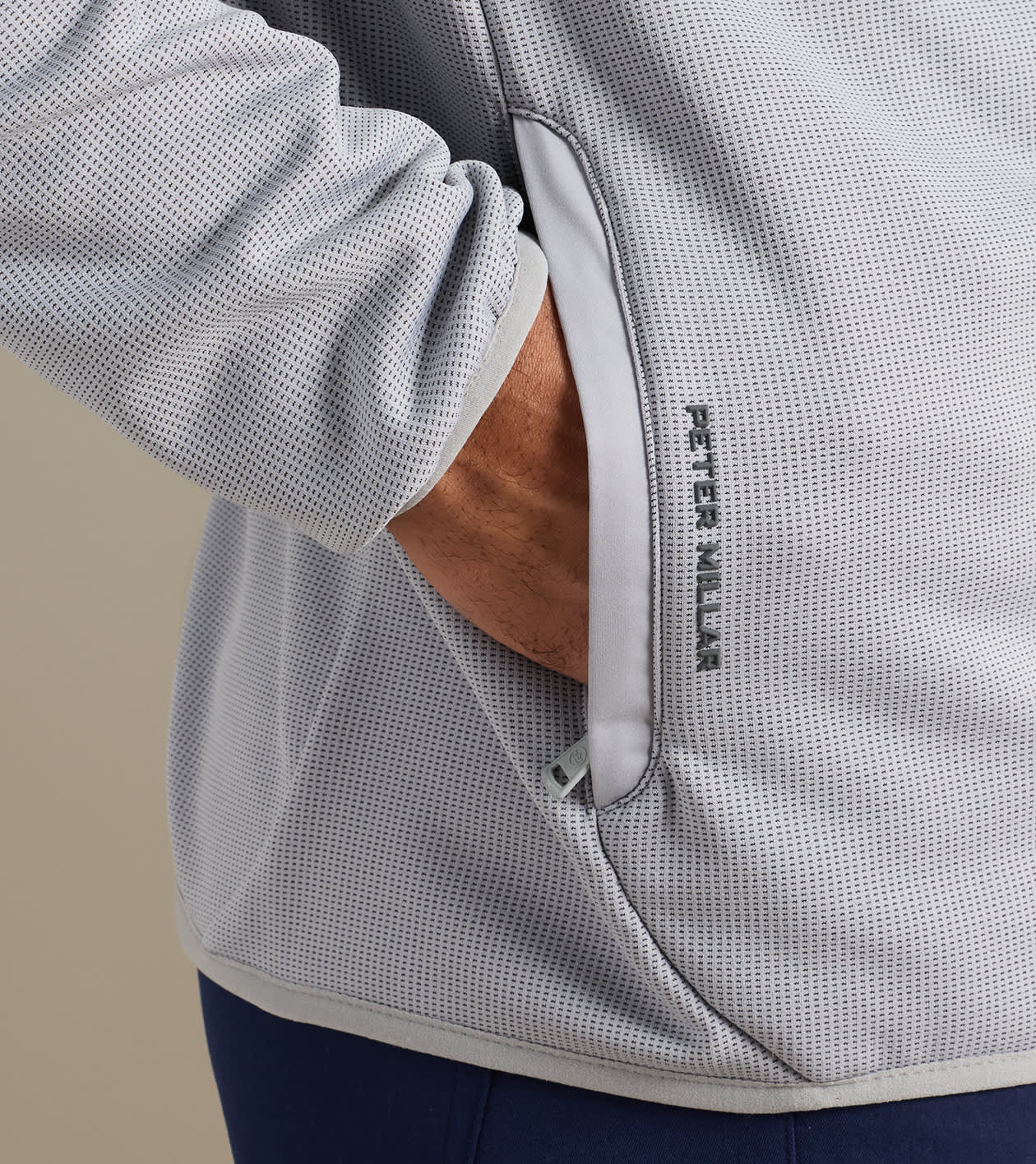 Vail Half-Zip in Gale Grey - Alternate Image 3