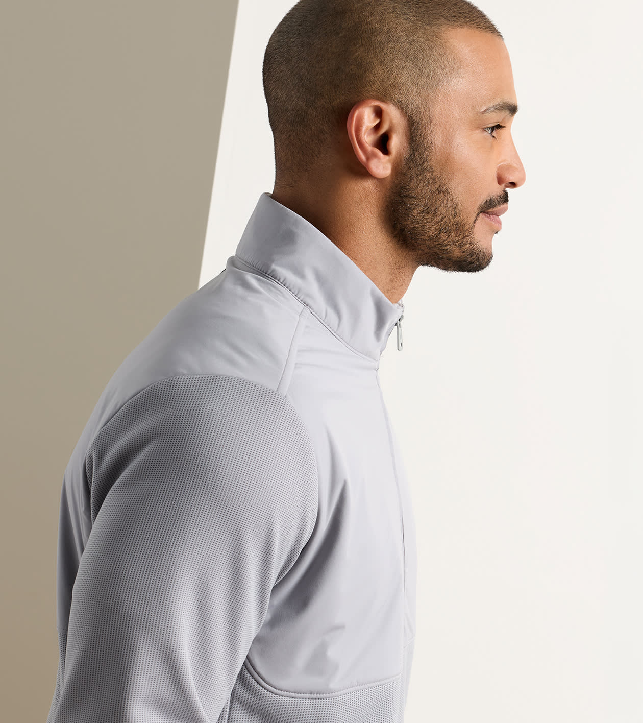 Vail Half-Zip in Gale Grey - Alternate Image 5