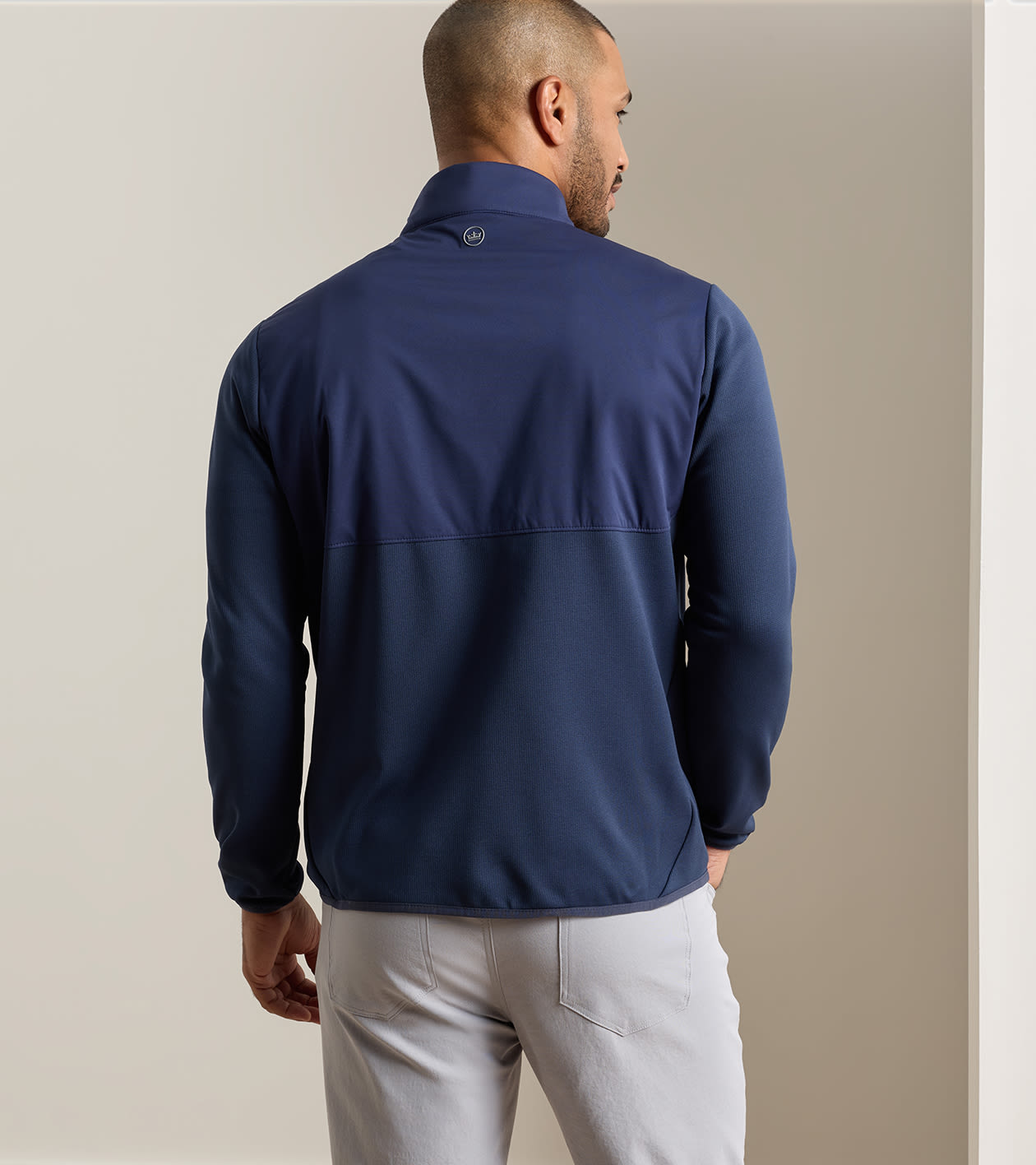 Vail Half-Zip in Navy - Alternate Image 2