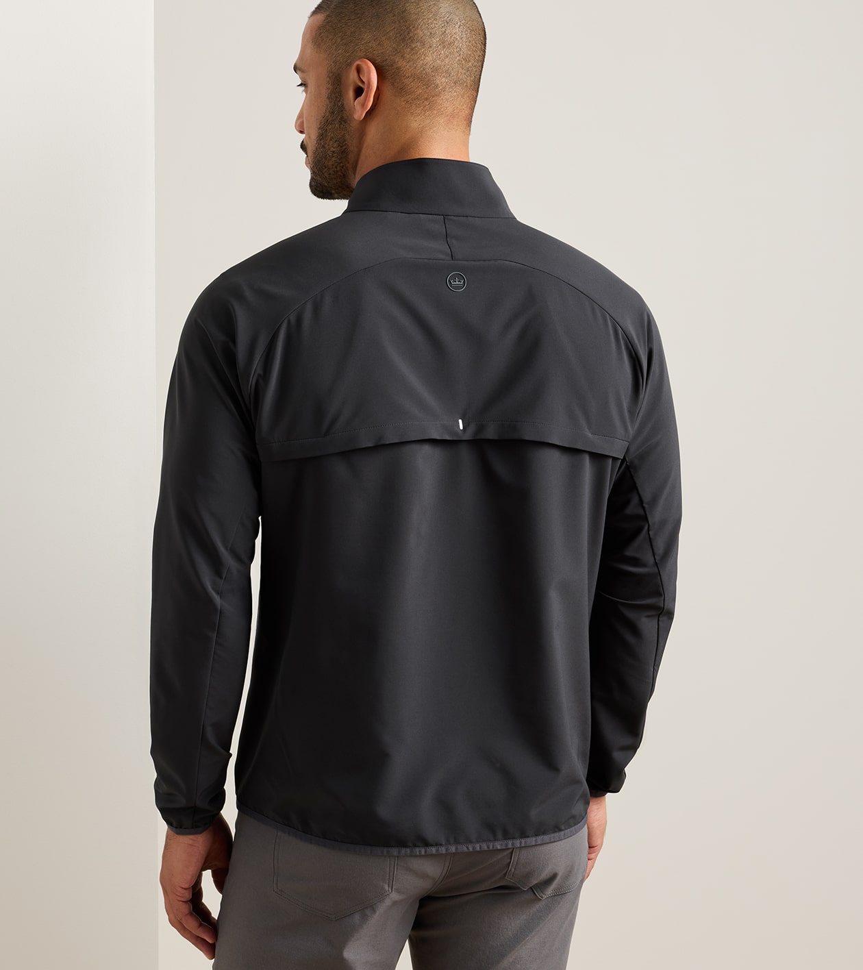 Gale Half-Zip in Black - Alternate Image 2