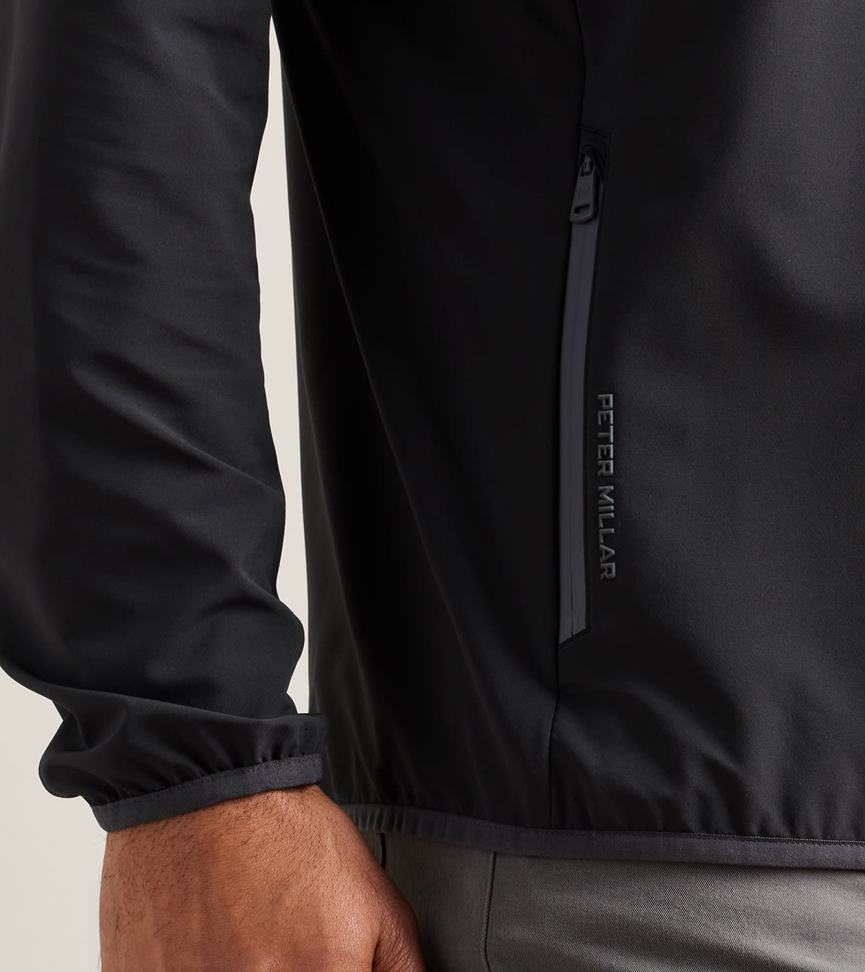 Gale Half-Zip in Black - Alternate Image 3