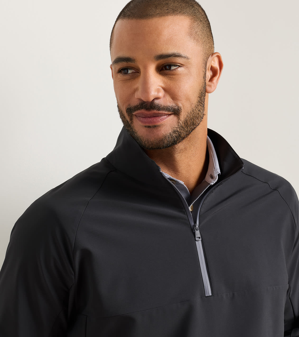 Gale Half-Zip in Black - Alternate Image 5