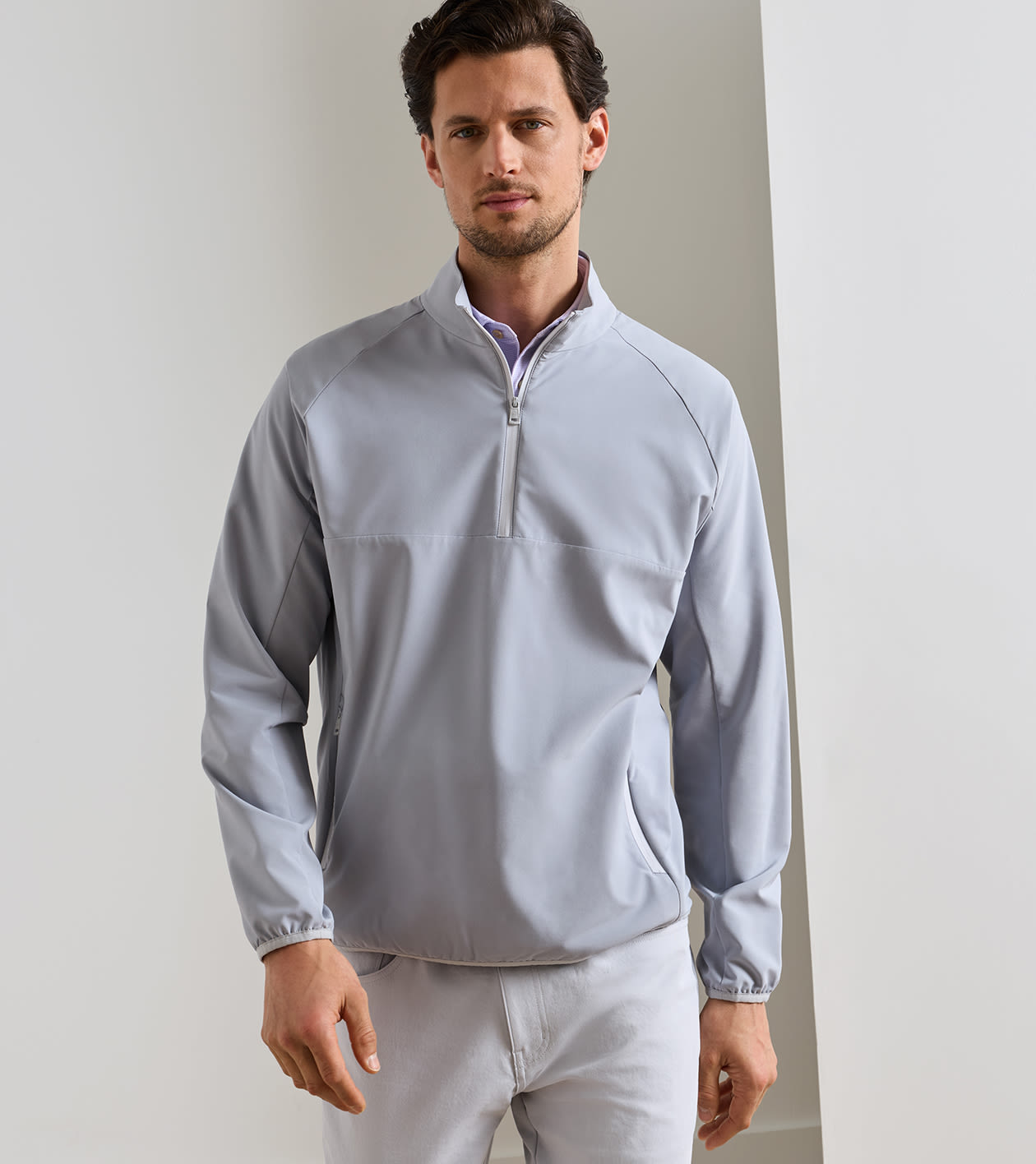 Gale Half-Zip in Gale Grey - Alternate Image 1