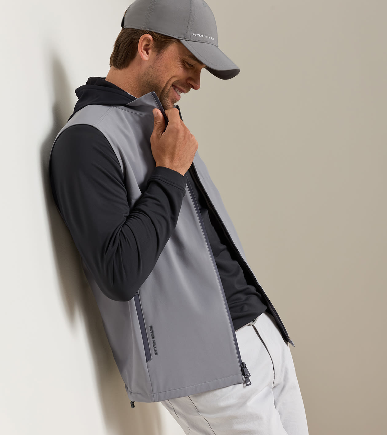 Gale Gilet in OSLO GREY - Alternate Image 1
