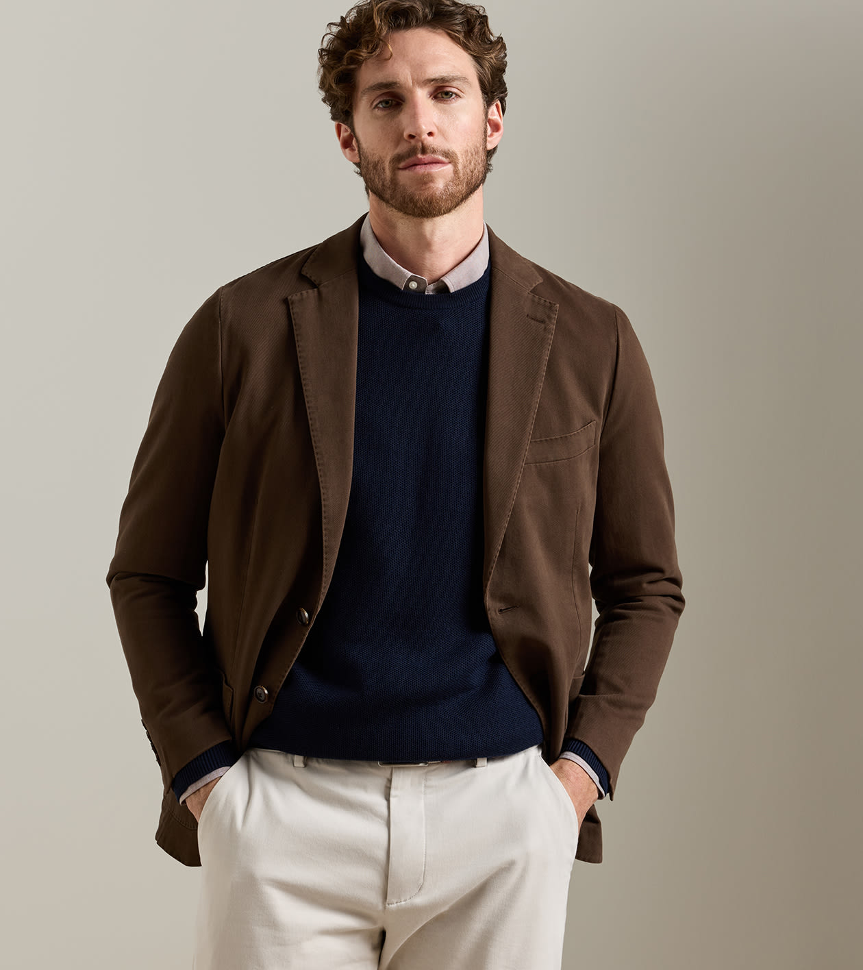 Weekend Cotton Cashmere Soft Jacket in FRENCH PRESS - Alternate Image 4