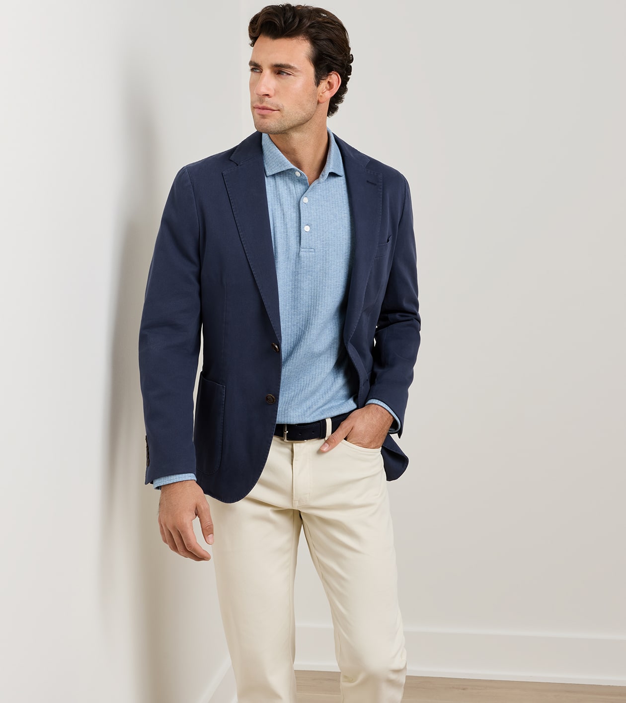 Weekend Cotton Cashmere Soft Jacket in PROVIDENCE BAY - Alternate Image 4