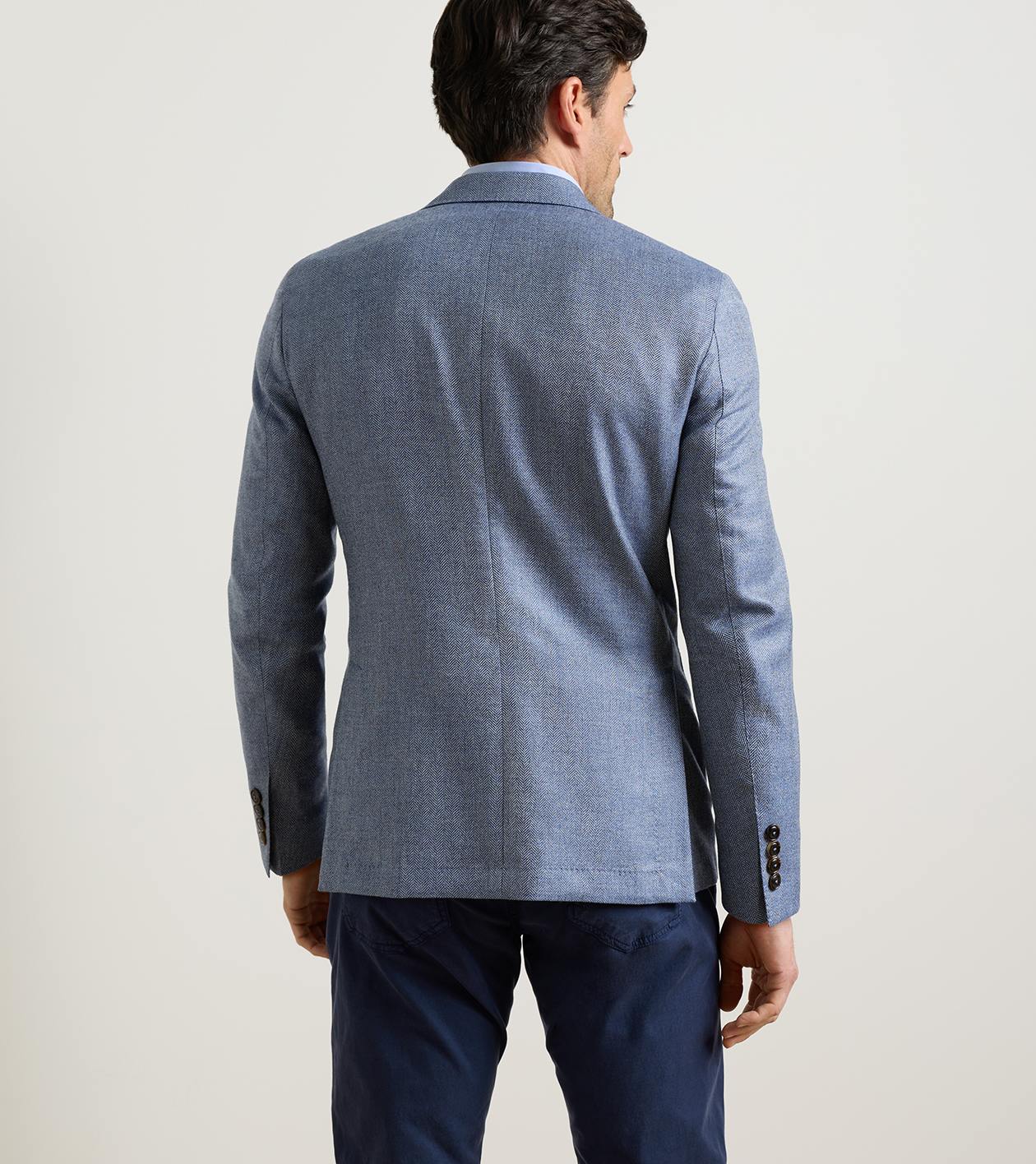 Cypress Herringbone Blazer in WINDY BLUE - Alternate Image 2