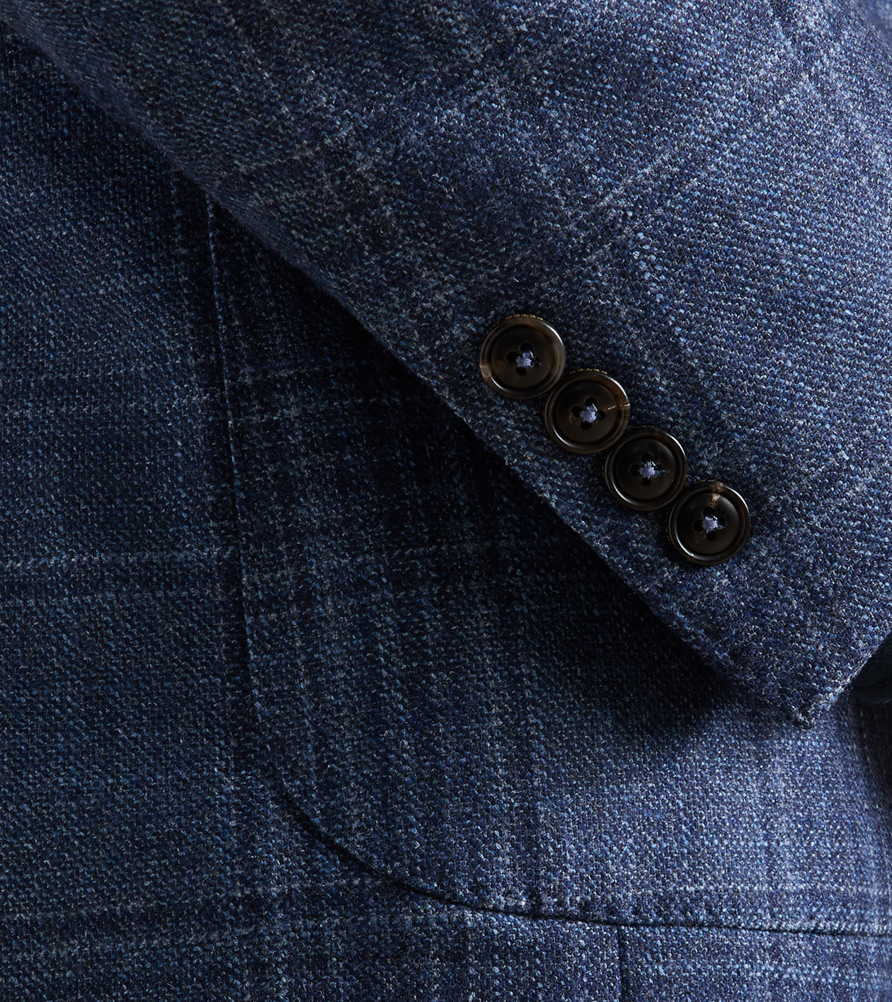 Davies Plaid Blazer in CADET - Alternate Image 3
