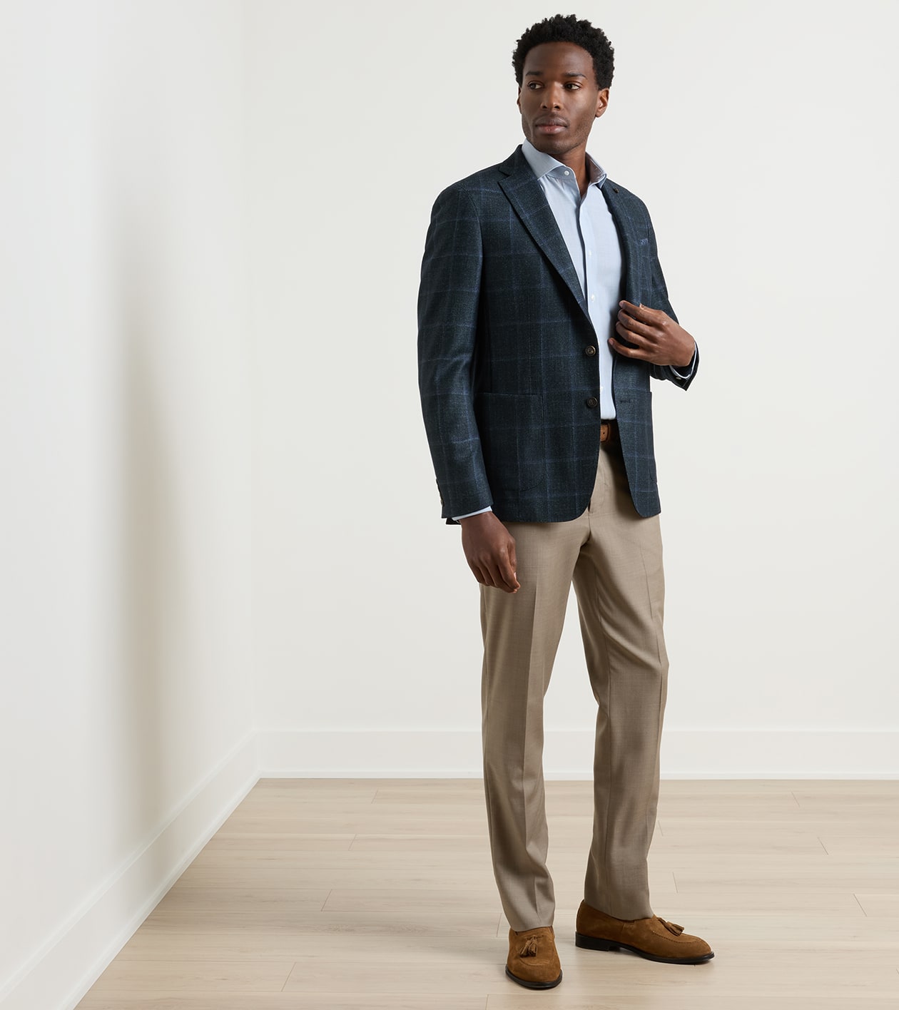 Hughes Windowpane Blazer in PINE BROOK - Alternate Image 1