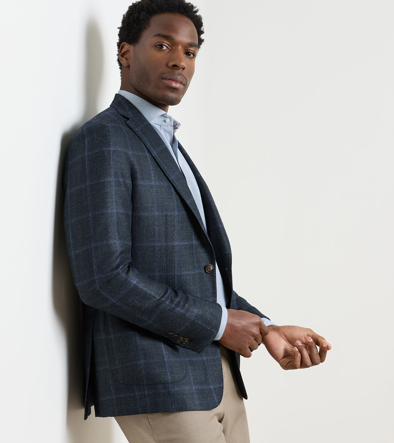 Hughes Windowpane Blazer in PINE BROOK - Alternate Image 4